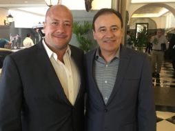 ''Fue una muy buena plática y un paso importante en la agenda de coordinación con el próximo gobierno federal en el tema más importante para Jalisco: la seguridad de los ciudadanos'', dijo Alfaro en Twitter. TWITTER / @EnriqueAlfaroR