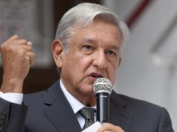 El presidente electo se reunió hoy con los 32 delegados estatales y 264 regionales. AFP / B. Montoya