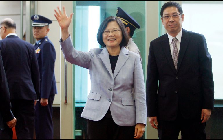 Esta es la quinta gira diplomática de Tsai desde que tomara posesión en mayo de 2016. AP/C. Ying-ying
