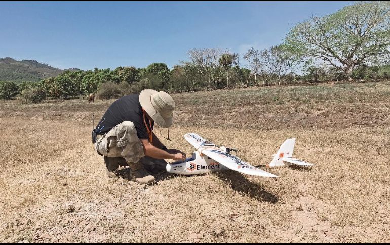 Los vuelos con drones generan información topográfica que se utiliza en la agricultura, minería, elaboración de mapas y otras áreas industriales. ESPECIAL