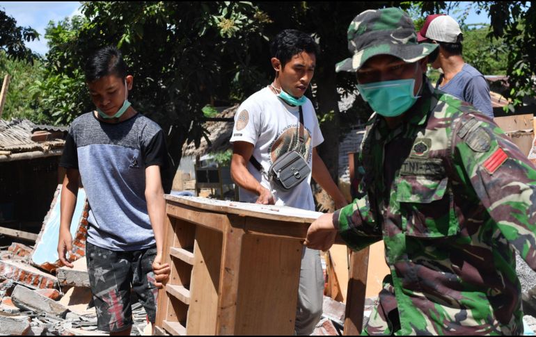 El cálculo provisional de los daños ronda los 5.04 billones de rupias. AFP/A. Berry