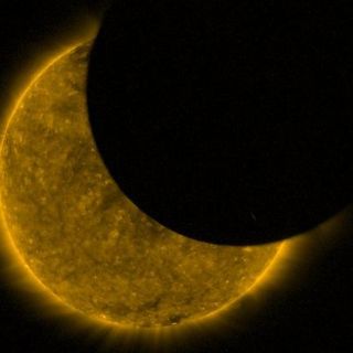 La ESA comparte imágenes de eclipse solar parcial