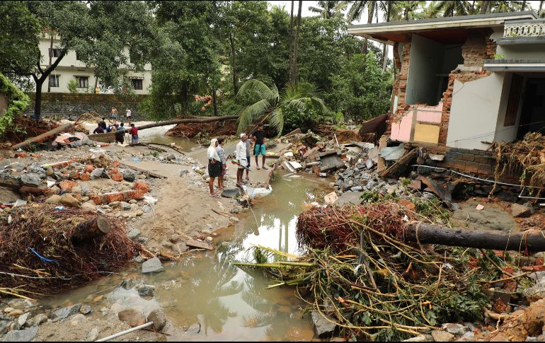 El jefe de Gobierno de Kerala, Pinarayi Vijayan, considera que están viviendo las peores inundaciones desde 1924 . AFP