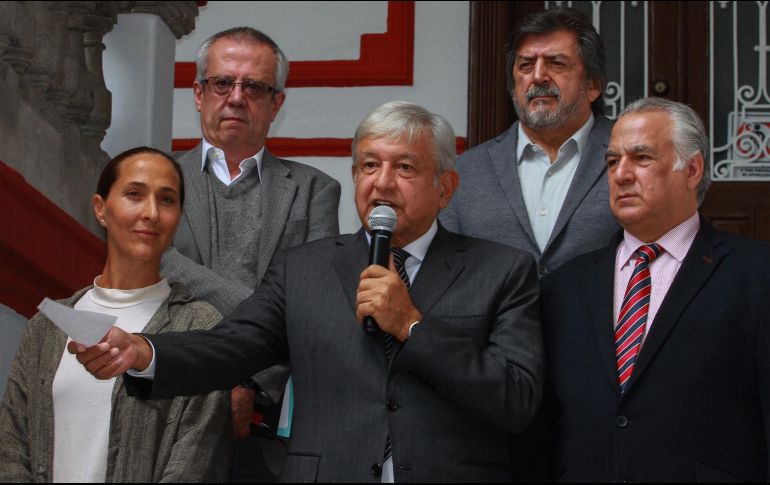 López Obrador clacula que para la construcción del nuevo aeropuerto aún resta un gasto de más de 200 mil millones de dólares. NOTIMEX/F. Estrada