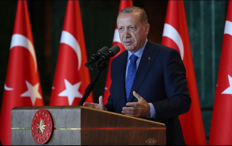 El mandatario emitió las declaraciones en un discurso televisado ante los miembros del AKP. AP