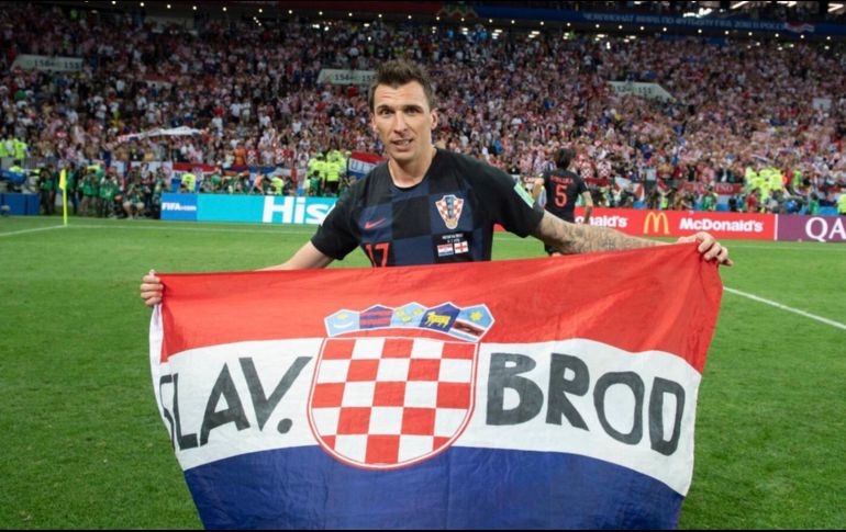 Un mes después de anotar un gol en la final de la Copa Mundial, Mandzukic deja de la Selección de Croacia en la que jugó 11 años. TWITTER / @MarioMandzukic9