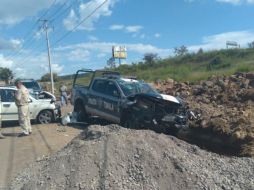 Hasta el momento se desconoce cuál de los dos automotores provocó el accidente. ESPECIAL/