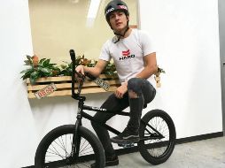 Emocionado. El rider nayarita mostrará su calidad en Guadalajara a partir del 24 de agosto. TWITTER/@netzer_parada