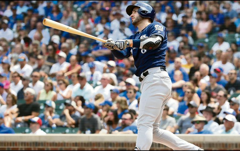 Destacado. Ryan Braun se despachó con dos cuadrangulares para colaborar al triunfo de Milwaukee. AP