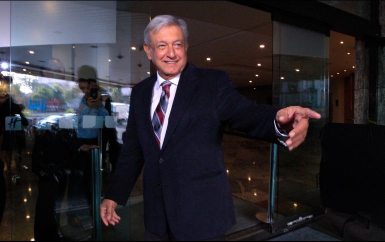 El presidente electo de México, Andrés Manuel López Obrador. NTX / J. Lira