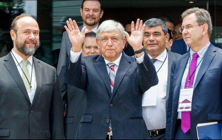 López Obrador planteó a los rectores la conformación de un acuerdo nacional por la educación superior de México. NTX / J. Pazos