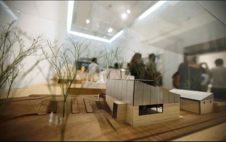 Las maquetas de proyectos realizados por arquitectos forman parte de la exhibición. EL INFORMADOR/F. Atilano