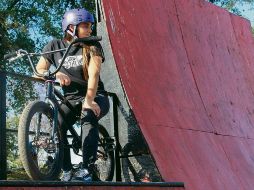 Macarena Pérez. La rider andina promueve la participación de más mujeres en el BMX. ESPECIAL