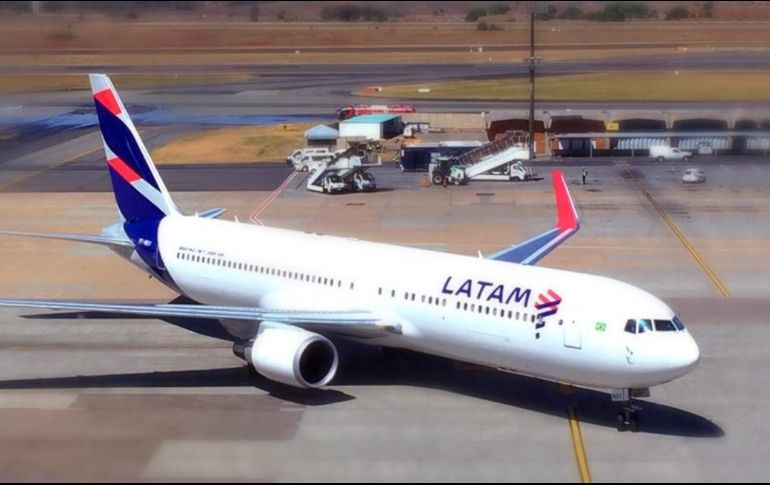 El vuelo LA 2369 de la aerolínea LATAM  tomó tierra en Pisco alrededor de las 13:54 horas. TWITTER / @LATAMAirlines