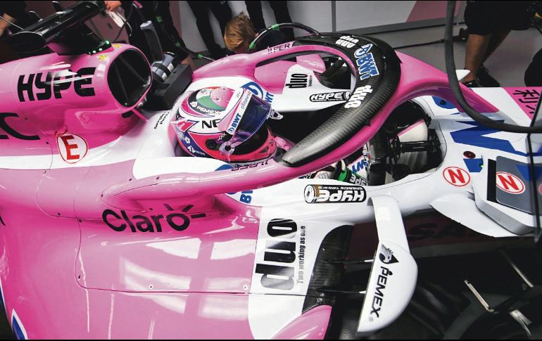 Confiado. Sergio Pérez espera tener mejores resultados en la segunda parte de la temporada de la Fórmula Uno. AP