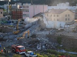 Los estragos en la ciudad de Génova aún no son cuantificados. EFE/L. Zennaro