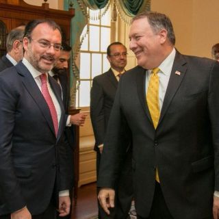 Se reúnen Luis Videgaray y Mike Pompeo en Washington