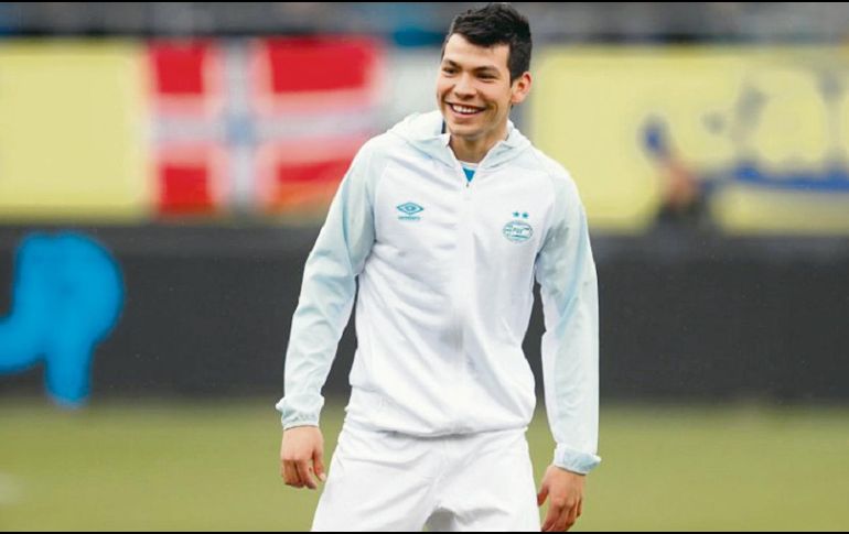 Hirving Lozano. Ambiciona continuar con la hegemonía lograda la temporada pasada. TWITTER/@psveindhoven