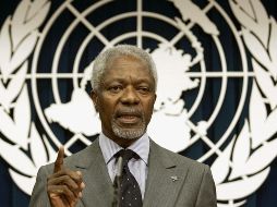 El secretario menciona que el legado de Annan 