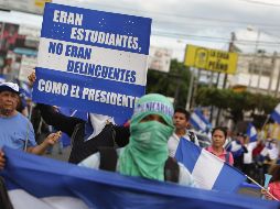 La crisis sociopolítica ha dejado entre 317 y 448 víctimas mortales. EFE / R. Sura