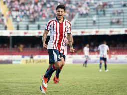 Más festejos. El cuerpo técnico del Guadalajara quiere que Eduardo López tenga actuaciones como ante Veracruz con mucha más frecuencia. MEXSPORT