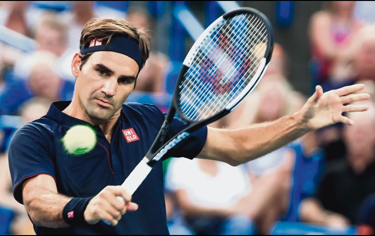 Roger Federer no ha perdido ninguna de las siete Finales previas que ha disputado en Cincinnati y hoy buscará su octavo título frente a Novak Djokovic. EFE/T. Maury
