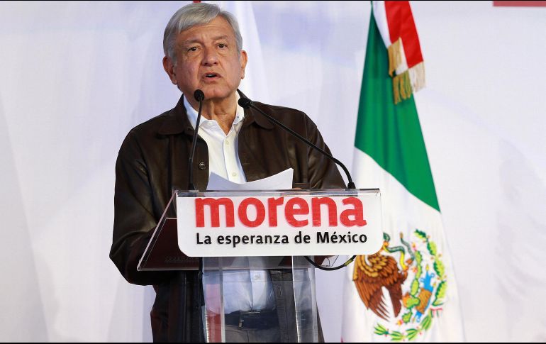 López Obrador pidió apoyo a los legisladores no olvidar que el poder sólo tiene sentido cuando se pone al servicio de los demás. NTX / F. Estrada