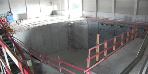 Construyen "ciudad del cine" submarina en Bruselas