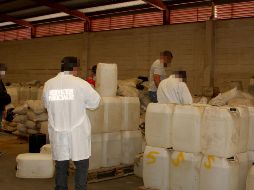 Personal de la Subprocuraduría de Control Regional, Procedimientos Penales y Amparo llevaron a cabo la diligencia. NOTIMEX