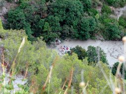 Calculan que, al momento de la tragedia, había al menos 36 senderistas en dos grupos organizados dentro del lugar. AP/F. Capitaneo