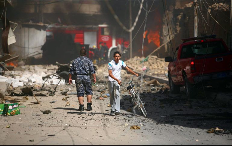 Informan que al menos 30 personas resultaron heridas en este hecho. AFP/ARCHIVO