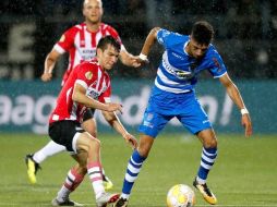 Por primera vez en las tres fechas del torneo, Lozano no anotó gol. TWITTER/@PSV