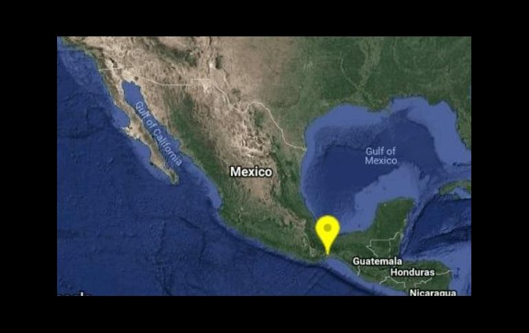 El temblor se registró a 15 kilómetros de Ciudad Ixtepec. TWITTER/@SSNMexico