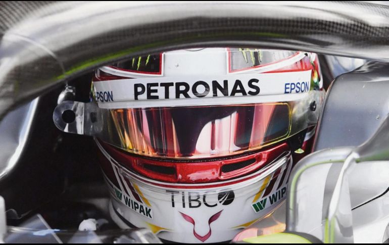 Lewis Hamilton no perdió el ritmo con el que se fue al receso de verano y hoy partirá primero en Bélgica. AFP / E.Dunand