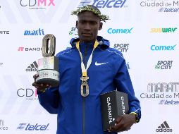 Ekiru tomó una ventaja considerable en los últimos 10 kilómetros para sentenciar su victoria. NTX / F. Estrada