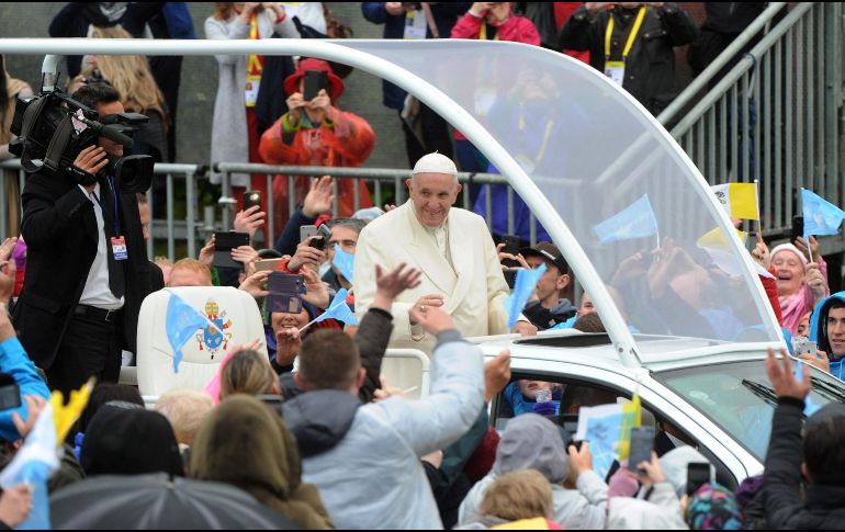 El Papa Francisco viajó a Dublín para el Encuentro Mundial de las Familias. EFE / A. Crawley