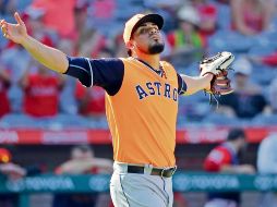 Está de regreso. Tras la suspensión de 75 partidos, Roberto Osuna retoma su nivel con los Astros de Houston. AP