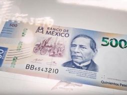 El nuevo billete de 500 comenzará a circular a partir de mañana 28 de agosto. ESPECIAL