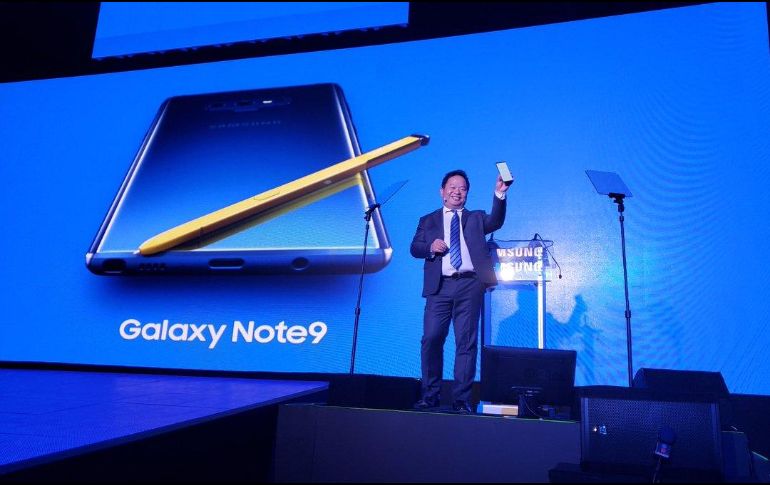El Galaxy Note 9 tendrá un precio de 24 mil 999 pesos a los 29 mil 999 pesos, de acuerdo a su capacidad de almacenamiento. TWITTER / @samsungmobilemx