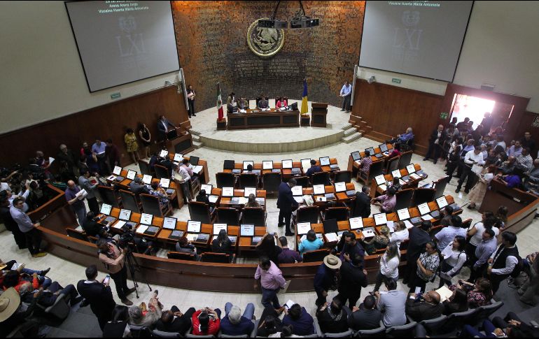 El Congreso del Estado actualmente tiene 943 empleados. ARCHIVO / EL INFORMADOR