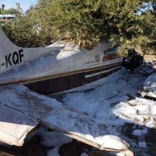 Un muerto, por desplome de avioneta en San Luis Potosí