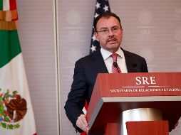 Luis Videgaray recordó que ayer se logró un entendimiento comercial con Estados Unidos. EFE/ARCHIVO
