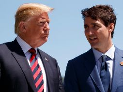 Las diferencias entre Donald Trump y Justin Trudeau atrasaron las negociaciones del TLCAN. AP/E. Vucci
