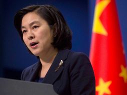 La vocera de la cancillería dijo que ''EU debería buscar motivos para reflexionar sobre sí mismo en vez de trasladar la responsabilidad a otros'', pues no permitirá que descarguen en Beijing la responsabilidad de sus fracasos. AP / ARCHIVO