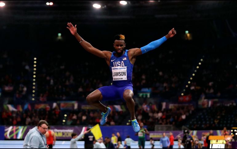 Lawson terminó en el cuarto lugar en la competencia de salto de longitud en los Juegos Olímpicos de 2016. AP / ARCHIVO