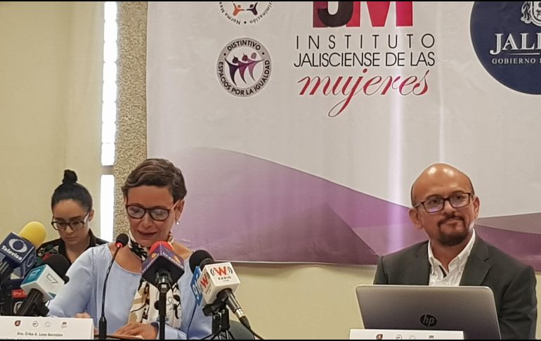 Érica Loyo Beristáin, presidenta del IMJ, dijo que los resultados muestra el “enorme reto” que las instituciones enfrentan en la búsqueda por desnaturalización de la violencia contra la violencia. EL INFORMADOR/ ARCHIVO