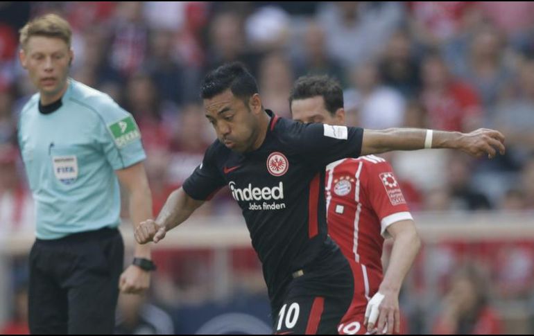 Fabián de la Mora llegó al Eintracht en el 2016. Hace dos semanas el equipo anunció que el mexicano no entra en planes. AP/ARCHIVO