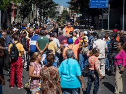 Esta es la segunda protesta que los jubilados venezolanos protagonizan esta semana. EFE/. Gutiérrez