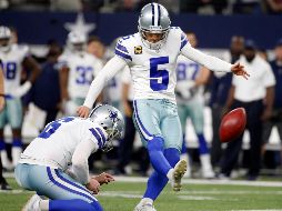 Dan Bailey (#5) sufrió una lesión en la ingle la temporada pasada que lo obligó a perder cuatro juegos. AP/M. Ainsworth