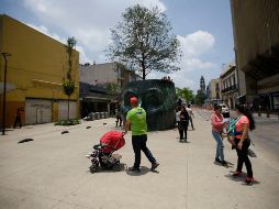 El andador ha generado múltiples cierres de vialidades, aunque actualmente ya es accesible a los peatones. ARCHIVO / EL INFORMADOR